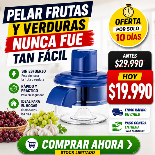 PELAR FRUTAS Y VERDURAS NUNCA FUE TAN FÁCIL